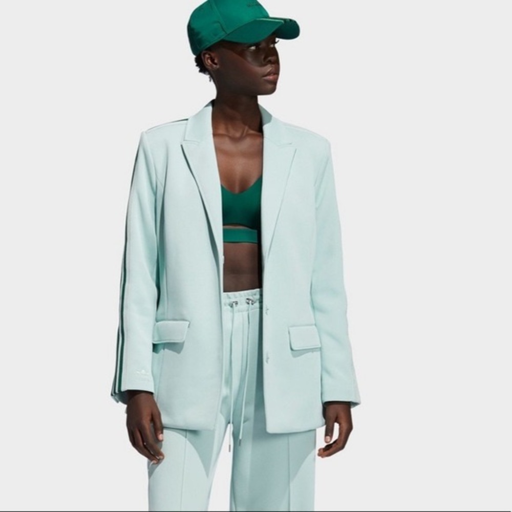 Ivy Park x Adidas Aqua/ Green Tint Blazer Jacket!